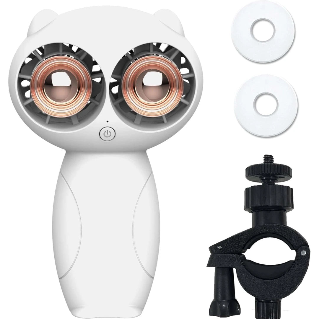 KENSUKA Mini Portable Stroller Fan with Aromatherapy & 360° Swivel Clip