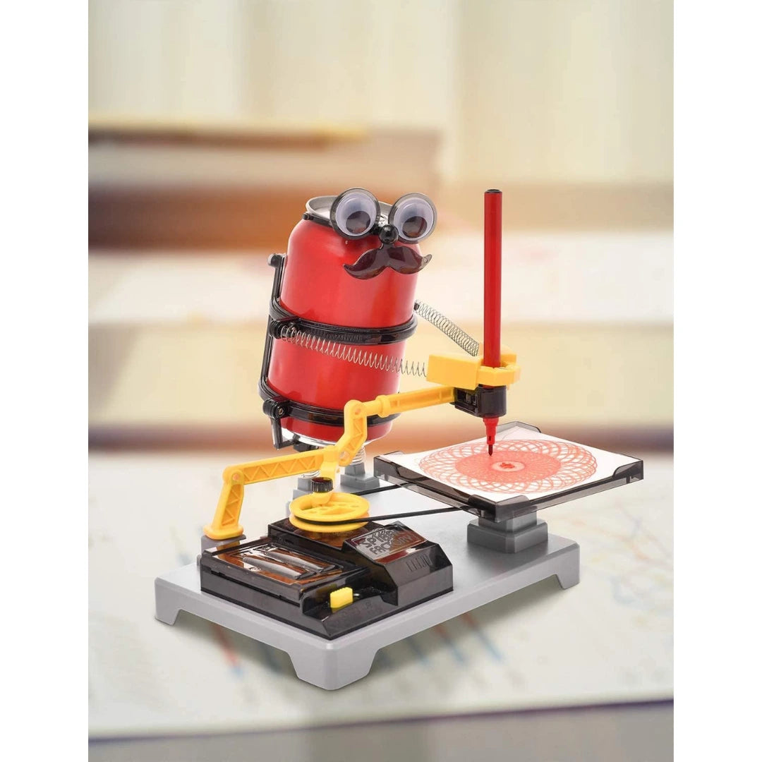 PLAY STEAM DIY Doodling Robot Kit – Build & Create Spiral Art with STEM Learning