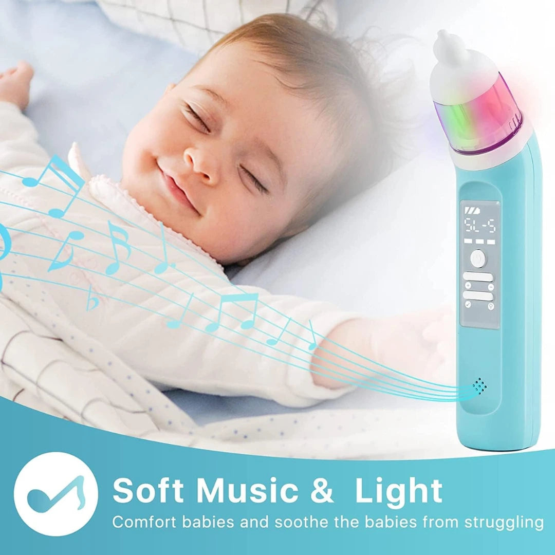 X50 Baby Nasal Aspirator – Rechargeable with Music & LED Light