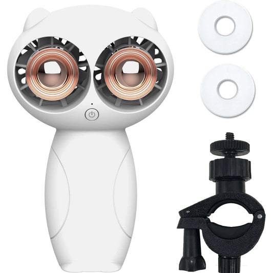 KENSUKA Mini Portable Stroller Fan with Aromatherapy & 360° Swivel Clip