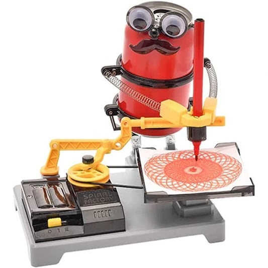 PLAY STEAM DIY Doodling Robot Kit – Build & Create Spiral Art with STEM Learning