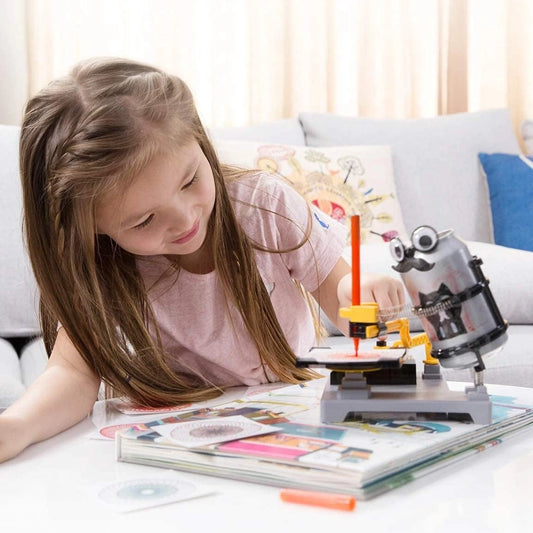 PLAY STEAM DIY Doodling Robot Kit – Build & Create Spiral Art with STEM Learning