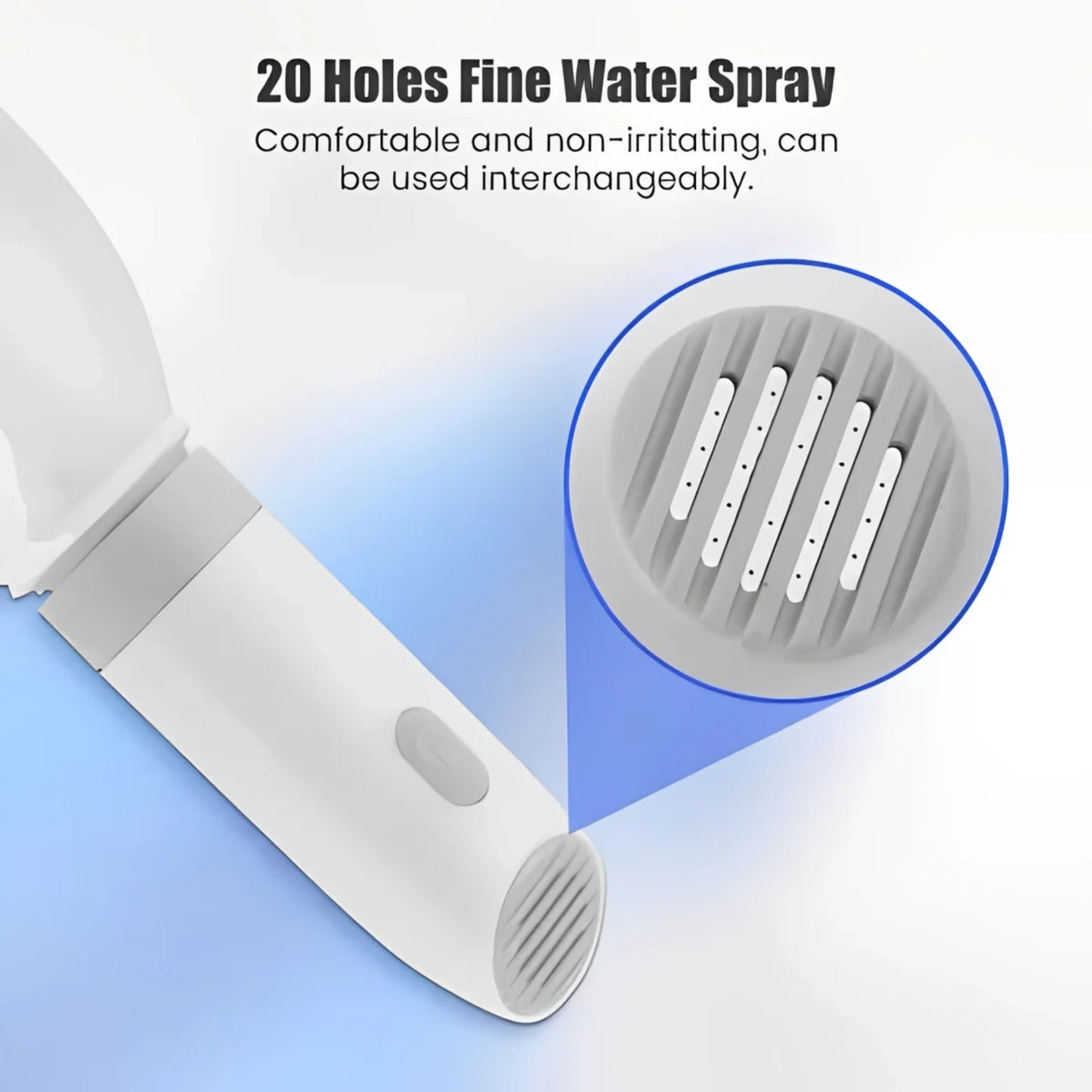 Portable Electric Flushing Device – Uniform Sprinkle-Type Bidet