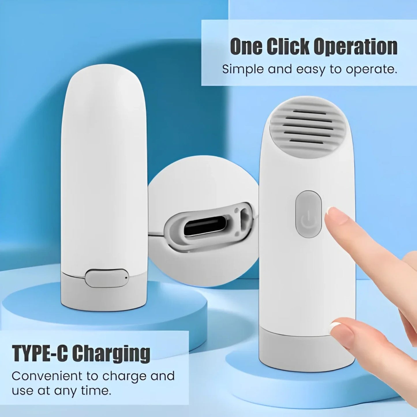 Portable Electric Flushing Device – Uniform Sprinkle-Type Bidet